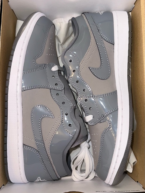 Jordan Other - Nike Air Jordan 1 Low SE Men's Low-Top Sneakers in Medium Grey / Cool Grey-White